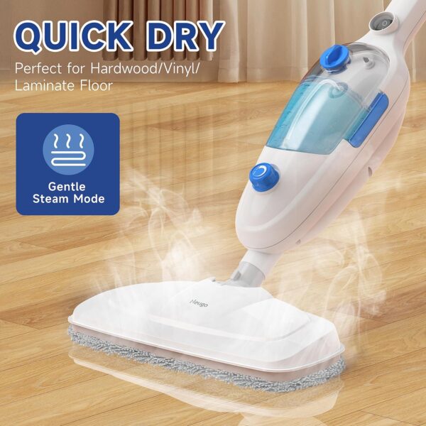 Neugo NE-033 Steam Mop - Versatile All-in-One Floor Cleaner for Hardwood, Vinyl, Laminate, Tile, and Carpet with Adjustable Steam Modes - Image 8