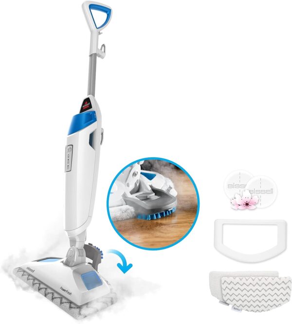 Bissell PowerFresh Steam Mop: Advanced Floor Steaming & Sanitization for Tile and Hardwood with Easy Scrubber – Model 1940A