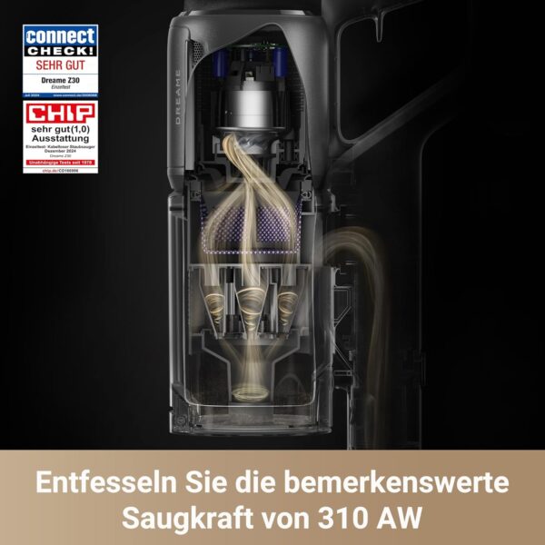 Dreame Z30 Cordless Stick Vacuum – 310AW Suction, 90-Min Runtime, HEPA Filtration - Image 2
