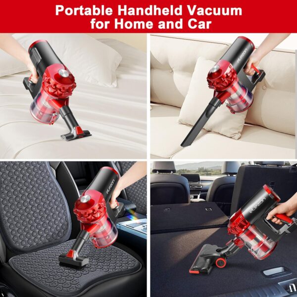 Elezon A200 Cordless Vacuum Cleaner – High-Performance, Rechargeable, with Multi-Cyclone Bagless System - Image 5