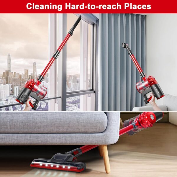 Elezon A200 Cordless Vacuum Cleaner – High-Performance, Rechargeable, with Multi-Cyclone Bagless System - Image 8