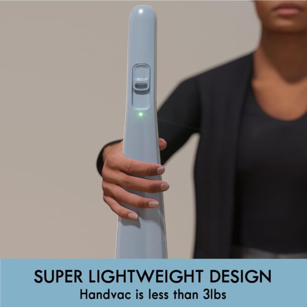 Kenmore DS1020 16V Cordless Stick Vacuum – Lightweight 2-in-1 Handheld with LED Headlight and 2-Speed Power Control for Versatile Cleaning - Image 5