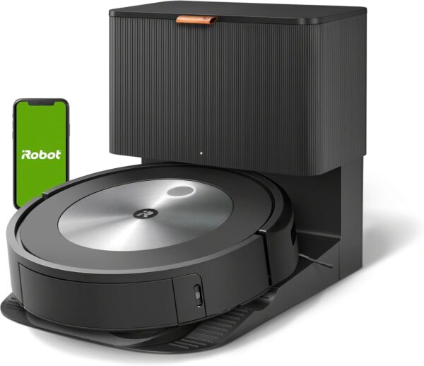 iRobot Roomba J7+ Self-Emptying Robot Vacuum – Smart Navigation, Precision Cleaning, and Pet-Friendly Design