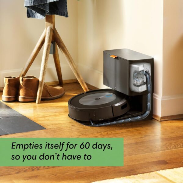 iRobot Roomba J7+ Self-Emptying Robot Vacuum – Smart Navigation, Precision Cleaning, and Pet-Friendly Design - Image 5