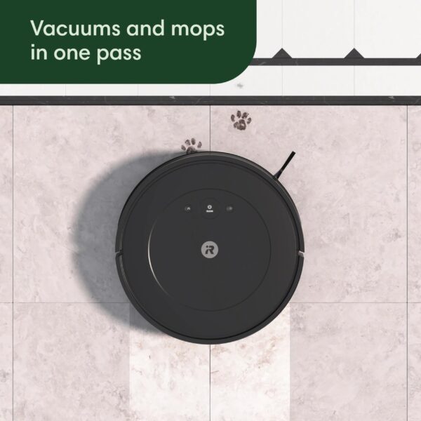 iRobot Roomba Combo Y0110 Robot Vacuum and Mop – Advanced Cleaning for Multi-Surface Floors, Smart Navigation, Self-Charging, and Voice Control Compatibility - Image 9